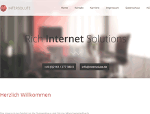Tablet Screenshot of intersolute.de