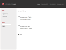Tablet Screenshot of hilfe.intersolute.de
